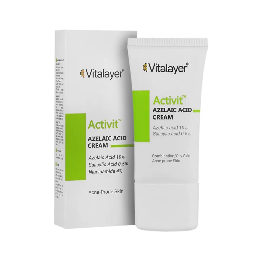 کرم آزلائیک اسید 10% اکتی ویت ویتالیر حجم 30 میل — تصویر ۲