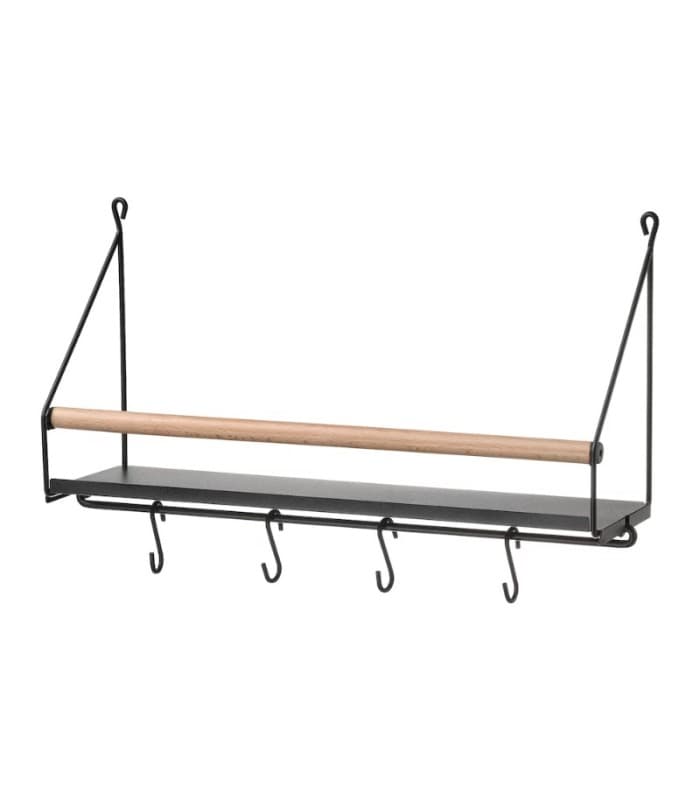 شلف دیواری آیکیا، مدل ÅKERBRUK، چوب/فلز، 42x12x26 سانتی متر