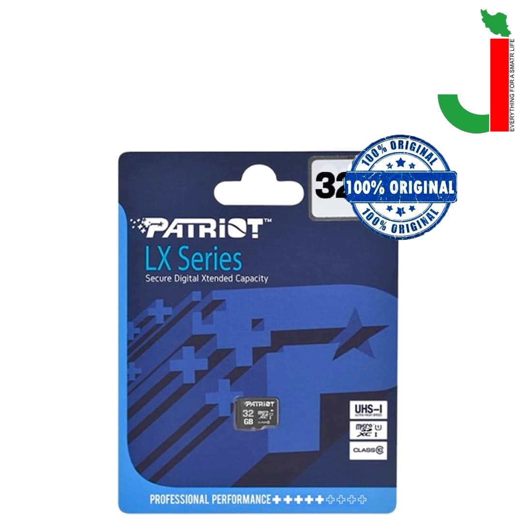 کارت حافظه میکرو پاتریوت مدل ال ایکس 32 گیگابایت