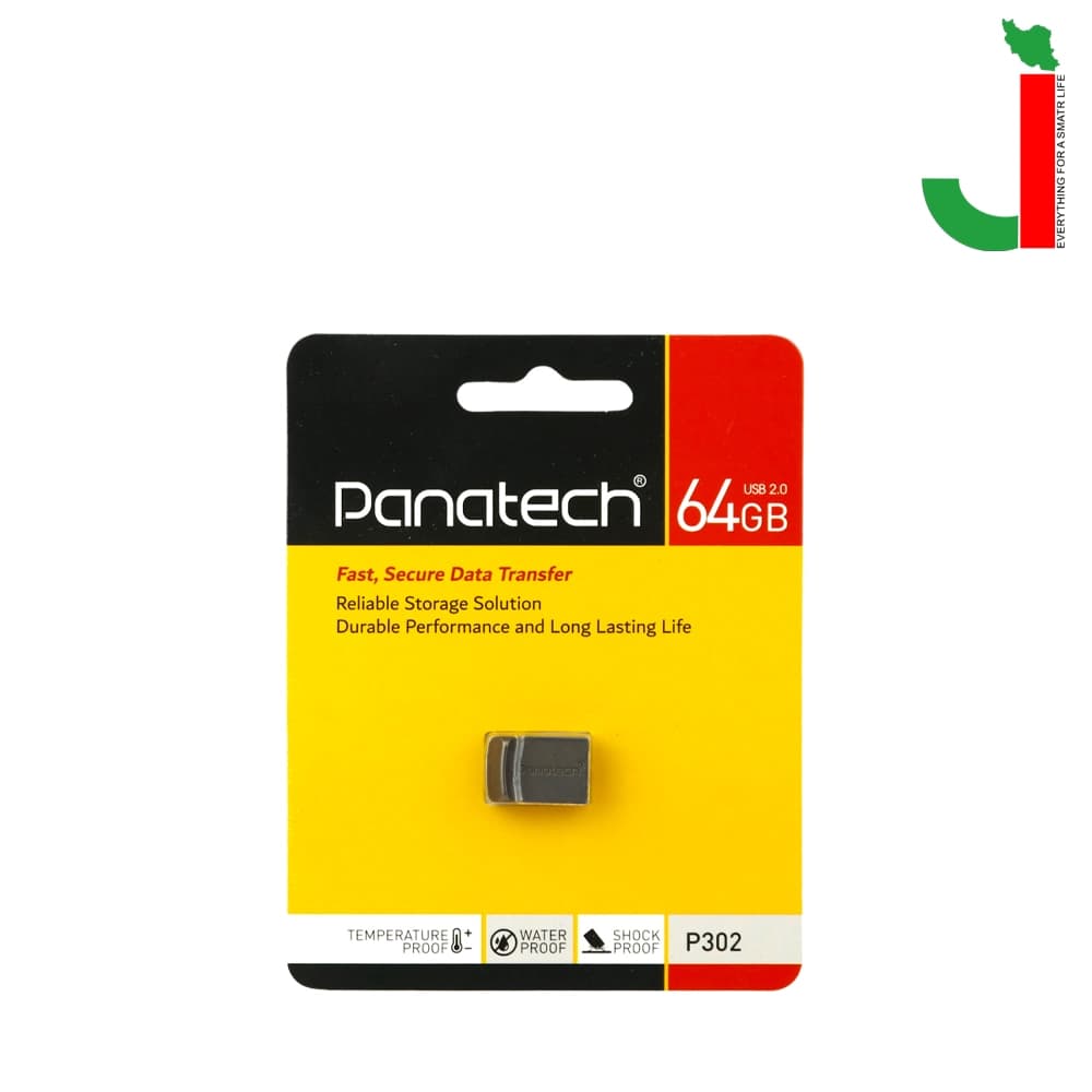 فلش مموری پاناتک مدل P302 ظرفیت 64 گیگابایت USB 2.0 — تصویر ۲
