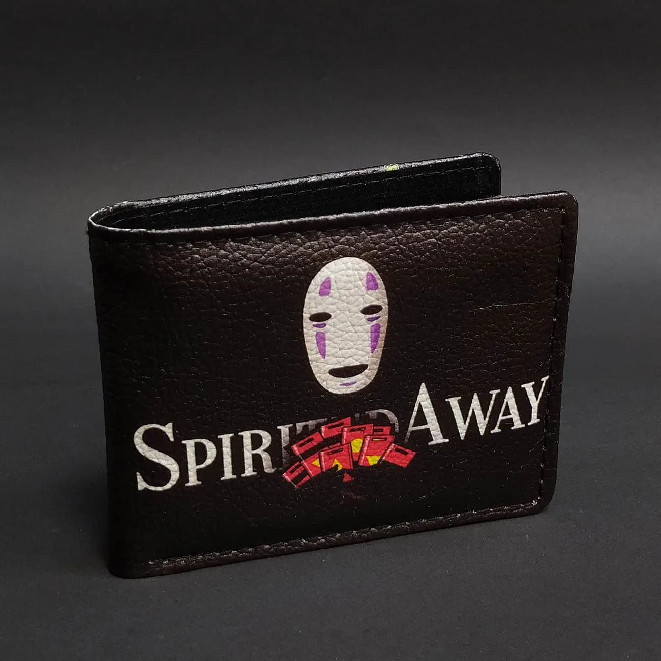 کیف پول چاپی طرح شهر اشباح Spirited Away چیهیرو و هاکو | کیف پول فانتزی انیمه استودیو جیبلی — تصویر ۲