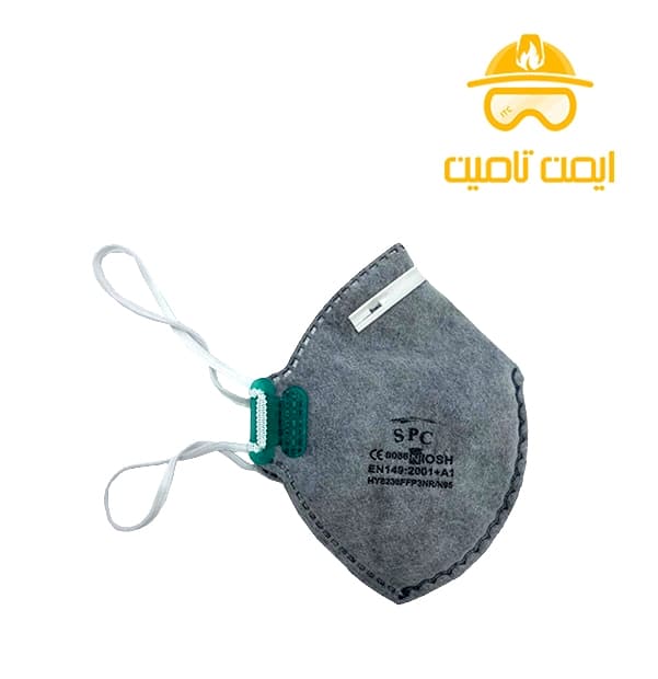 ماسک سوپاپدار SPC مدل FFP3 HY8236 (بسته 12 عددی) — تصویر ۷