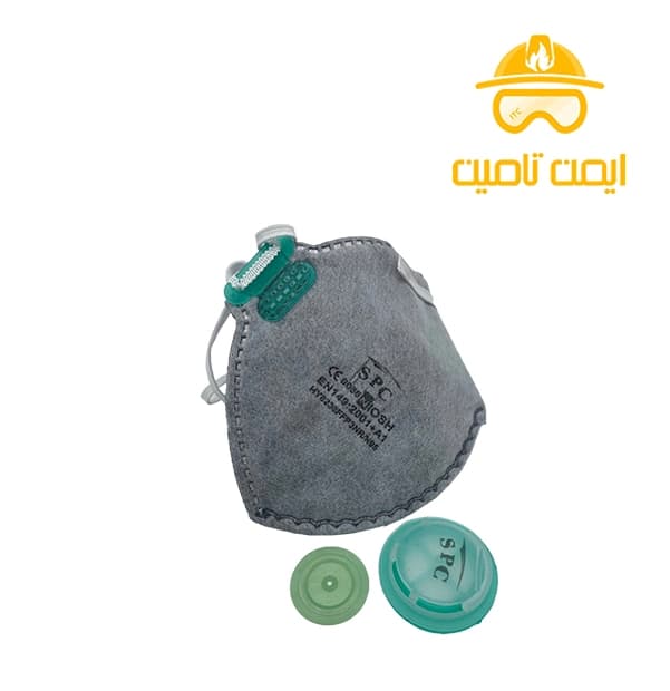 ماسک سوپاپدار SPC مدل FFP3 HY8236 (بسته 12 عددی) — تصویر ۶