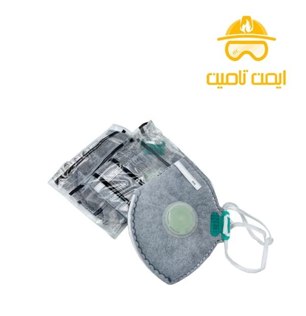 ماسک سوپاپدار اپکس N95 مدل FFP2 8226-بسته 12 عددی — تصویر ۲