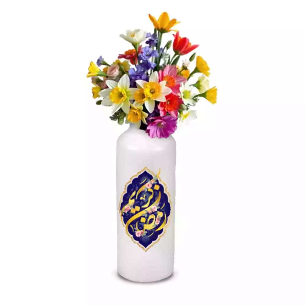 گلدان استوانه ای رمضان کریم کد 3500832 — تصویر ۲