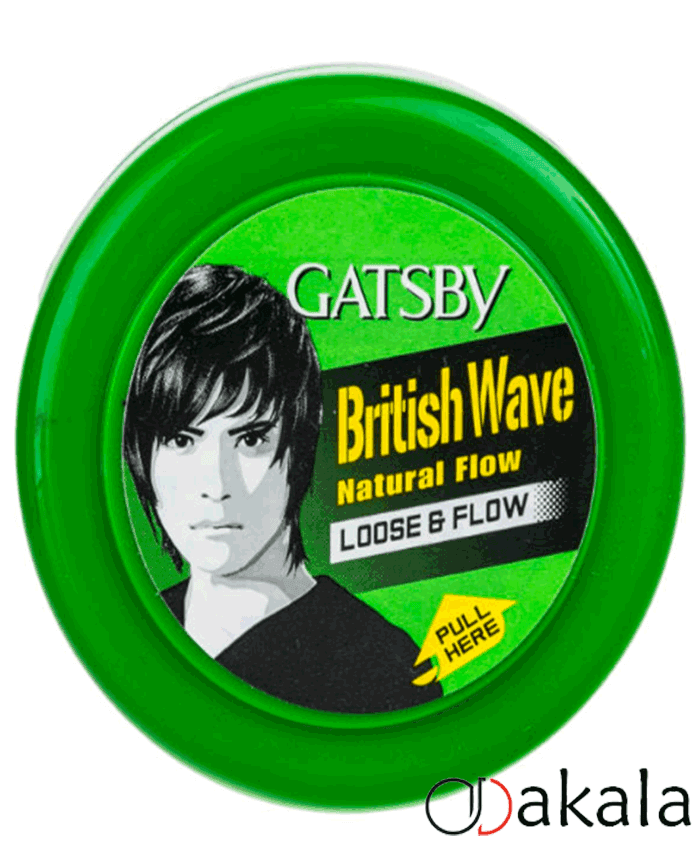 واکس مو گتسبی سبز مدل British Wave مقدار 75 گرم