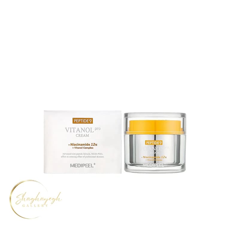 کرم روشنکننده و ضدچروک مدیپیل50g مدل MEDIPEEL Peptide 9 Vitanol Pro Cream