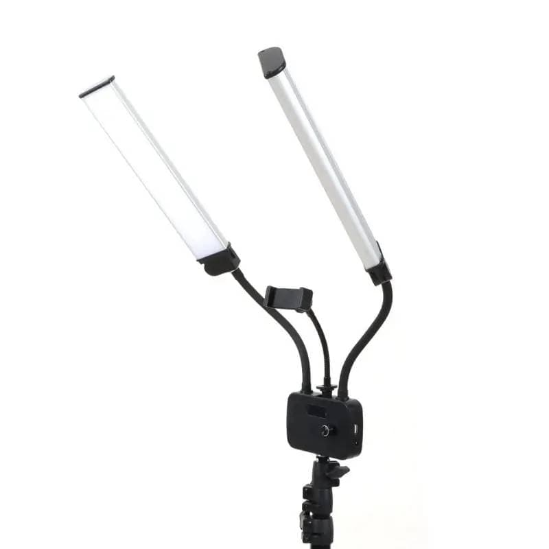 نور ثابت ال ای دی شاخ گوزنی هیرو HERO HR-112 DUAL LED به همراه پایه تاشو — تصویر ۳