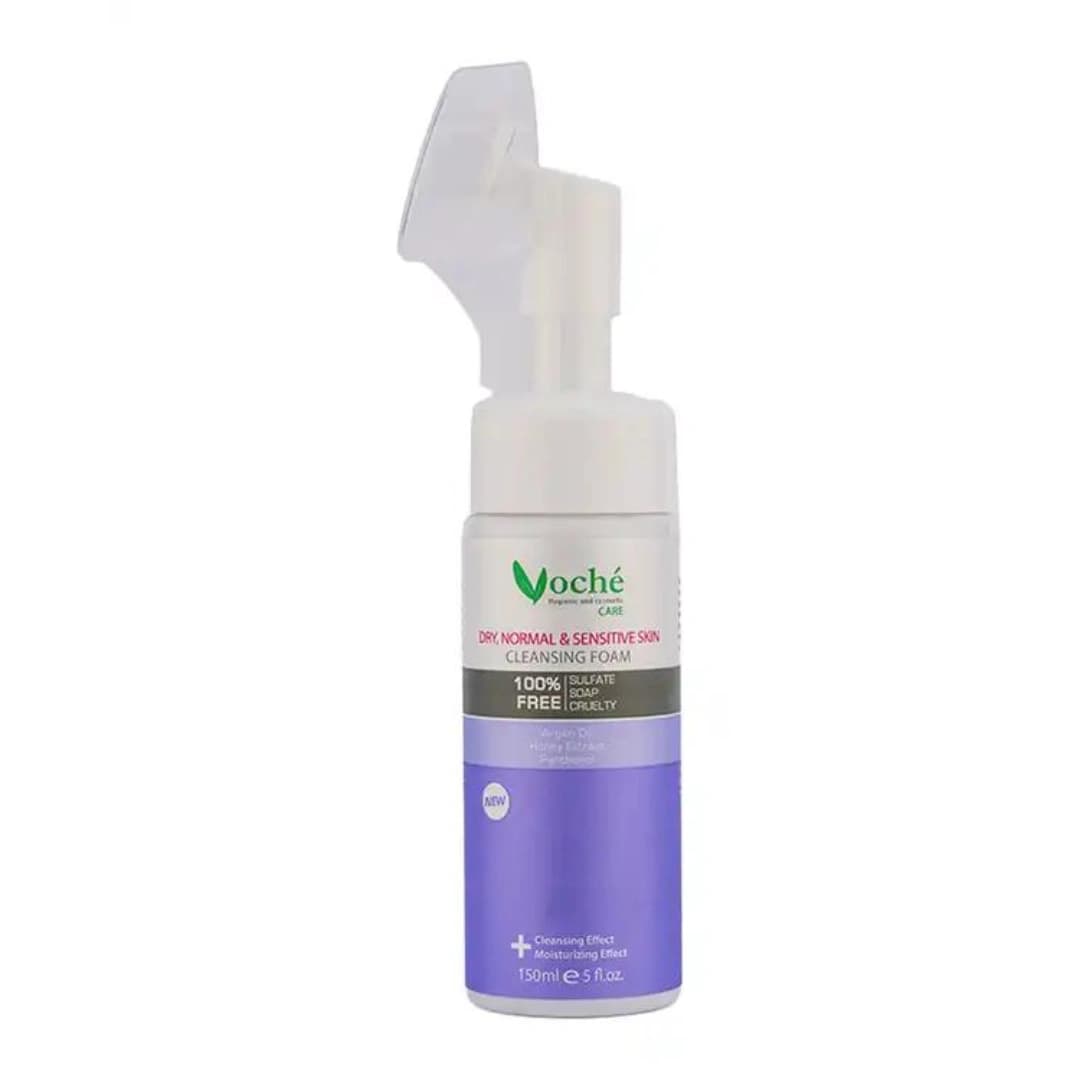 فوم شستشوی صورت وچه مناسب پوست های خشک و معمولی و حساس حجم 150 میلی لیتر/Voche Cleansing Foam For Dry And Sensitive Skin 150ml