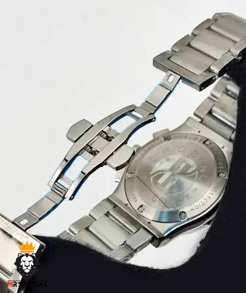 ساعت مردانه هابلوت کرنوگراف استیل صفحه ابی 01773 HUBLOT BIG BANG — تصویر ۶