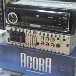 ضبط خودرو مولتی کالر 6 خروجی ماشین آگورا ضبط خودرو بلوتوث دار فلش خور رم خور با کنترل — تصویر ۳