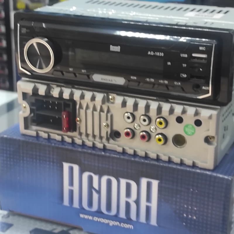 ضبط خودرو مولتی کالر 6 خروجی ماشین آگورا ضبط خودرو بلوتوث دار فلش خور رم خور با کنترل — تصویر ۲