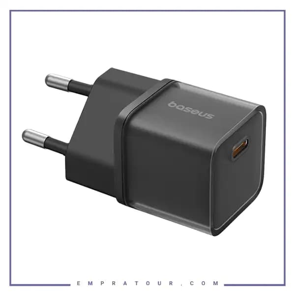 آداپتور شارژ دیواری 20 وات بیسوس CCAN20E5-S