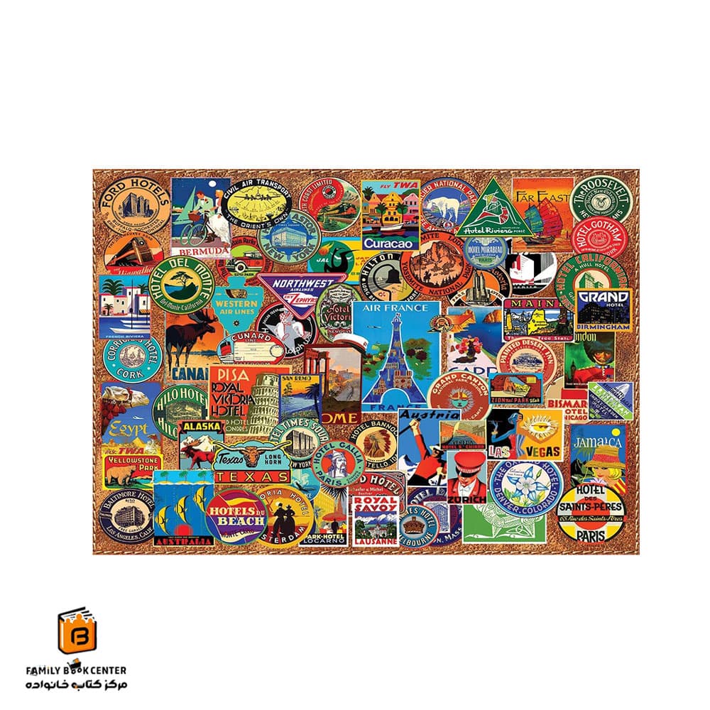 پازل 1500 تکه (5408)World Traveler آرت پازل (Art Puzzle) — تصویر ۳