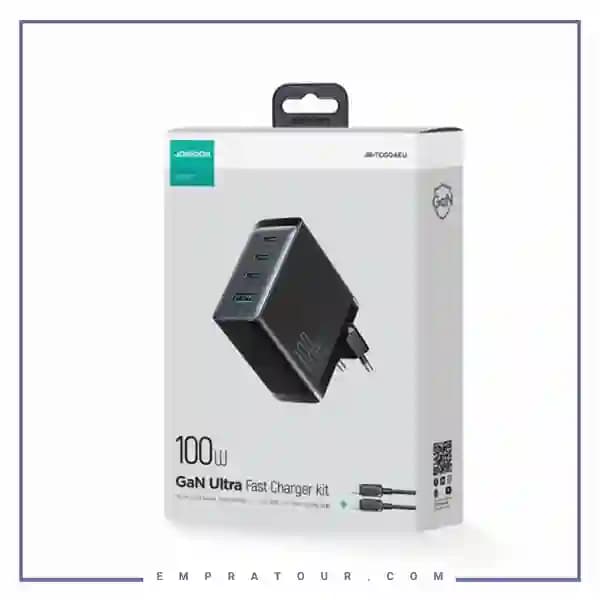 آداپتور شارژ 4 پورت 100 وات با کابل جویروم JR-TCG04 — تصویر ۲