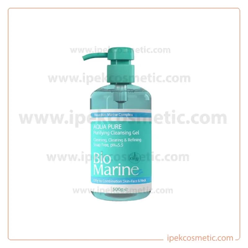 ژل شستشو سالنی پوست چرب و جوش دار صورت بایو مارین Bio Marine