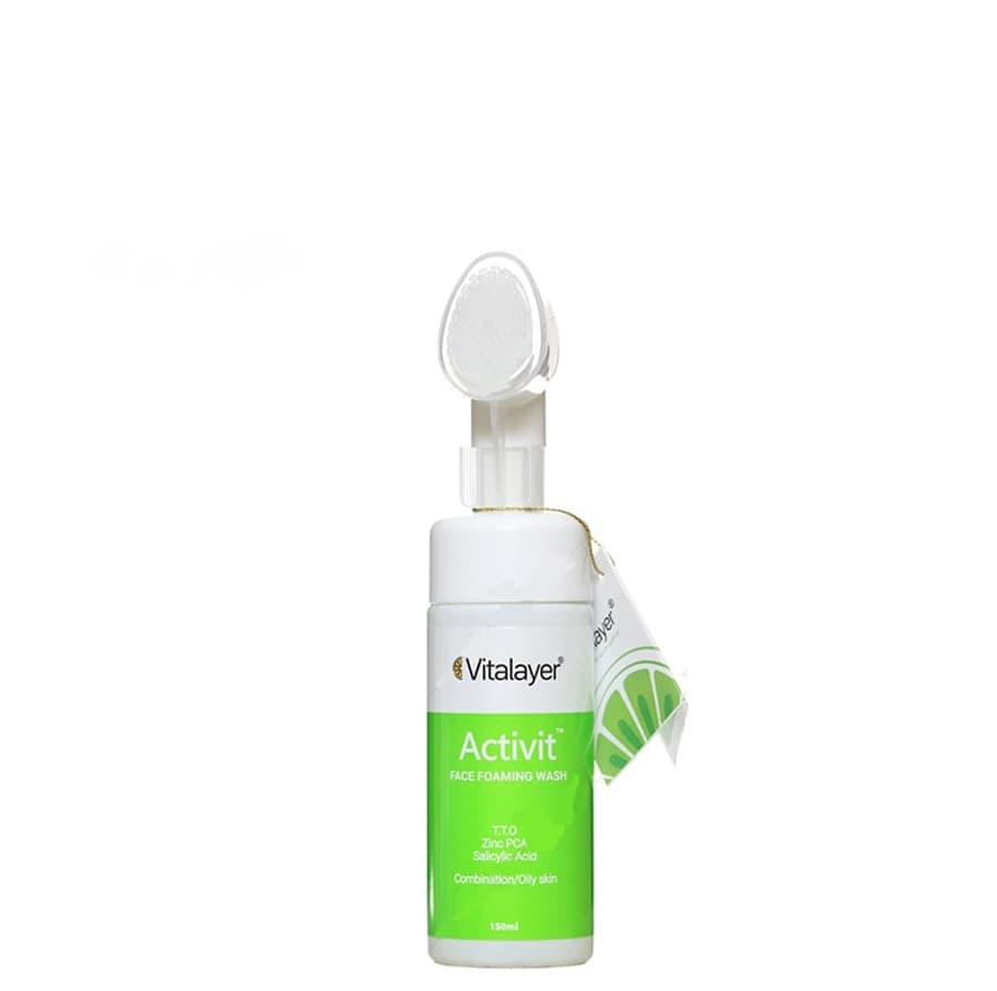 فوم شستشوی صورت پوست مختلط و چرب ویتالیر- Vitalayer — تصویر ۲