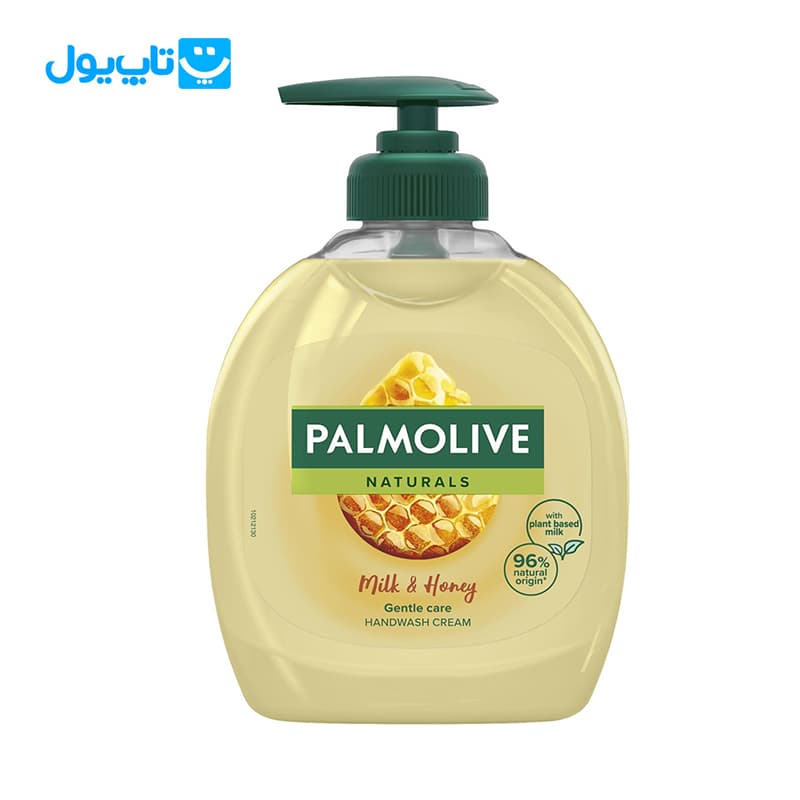مایع دستشویی پالمولیو Palmolive مدل Naturals حاوی عصاره شیر و عسل حجم 500 میلیلیتر