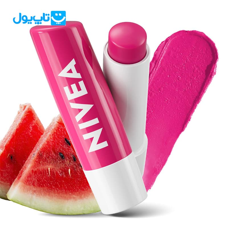 بالم لب رنگی نیوآ Nivea مدل Pinky Tinted با رایحه هندوانه حجم 4.8 گرم — تصویر ۲