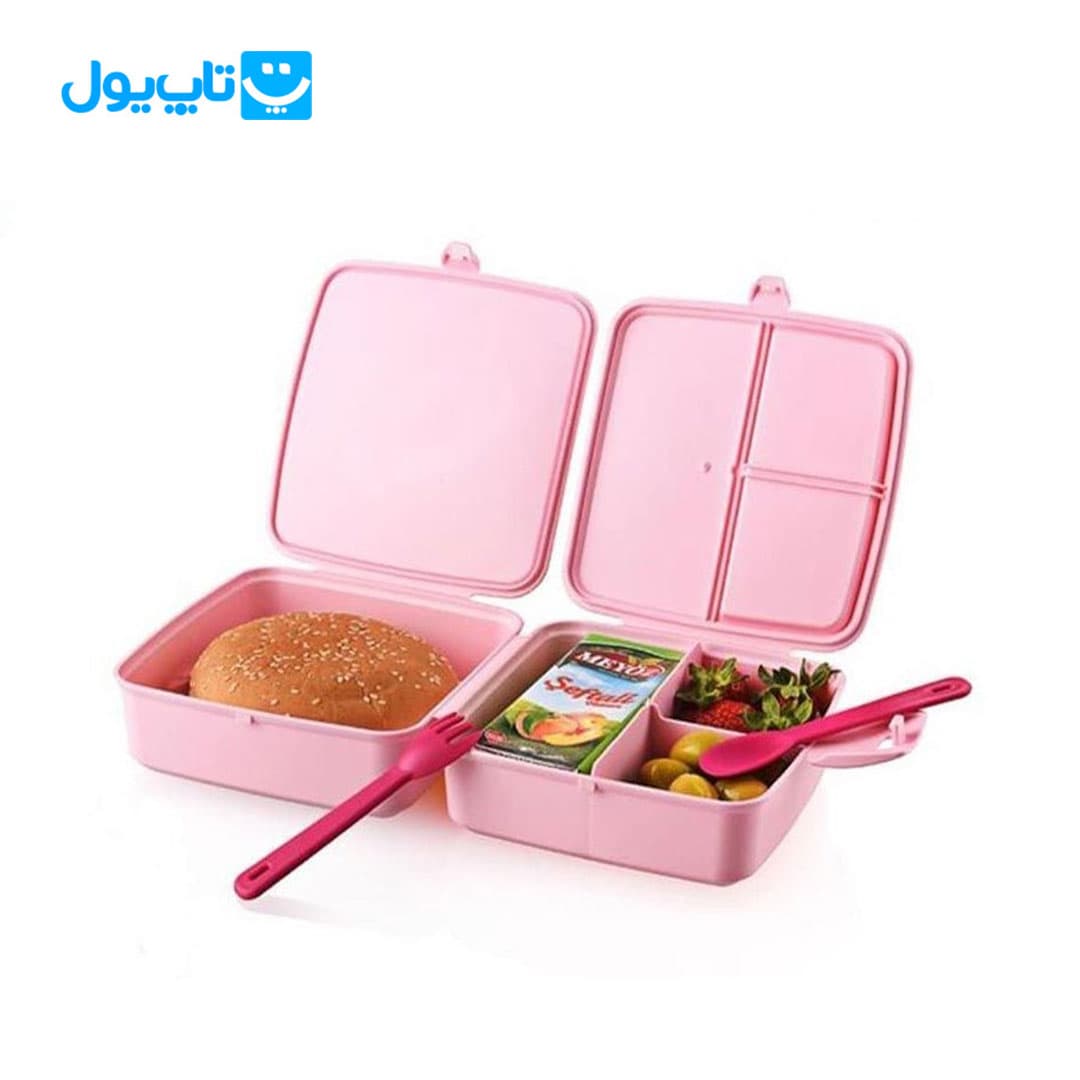 ظرف غذای کودک هوبی لایف Hobby Life طرح پرنسس مدل لانچ باکس 4 تکه 1.4 لیتر — تصویر ۵
