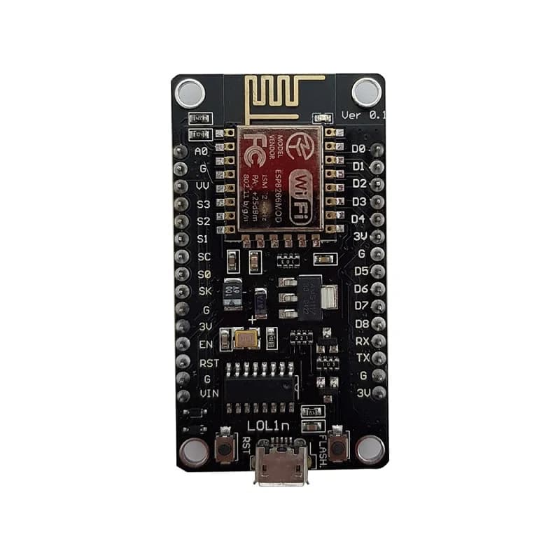 برد توسعه Node MCU ESP8266 با مبدل CH340 — تصویر ۲