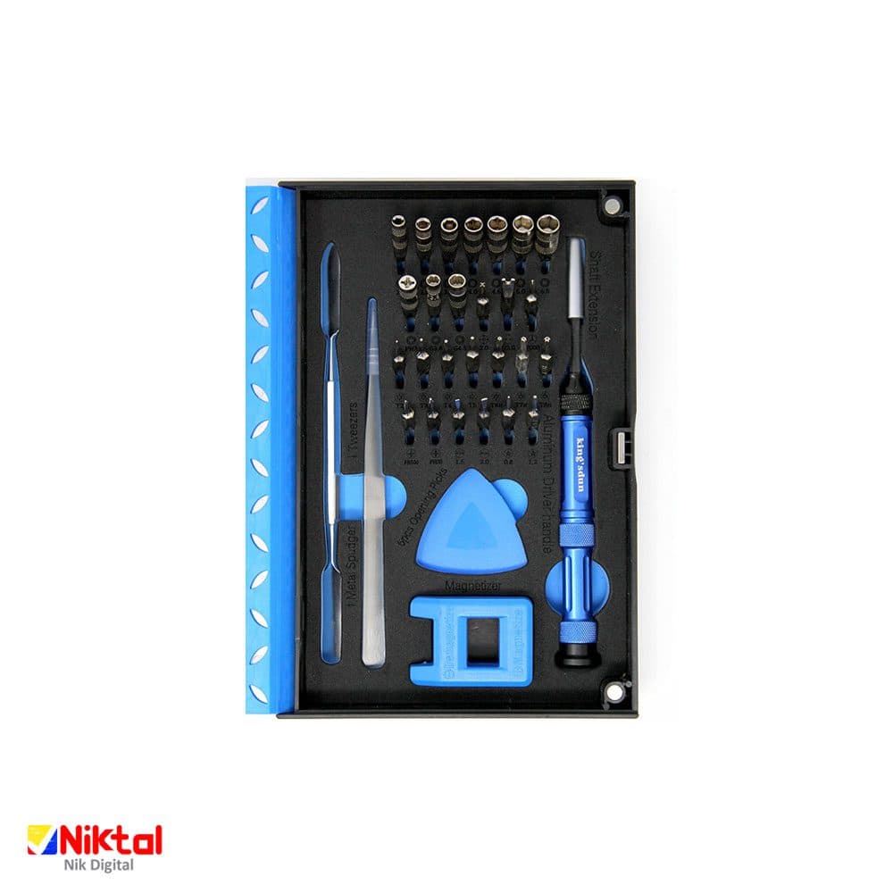 کیت ابزار تعمیر الکترونیکی حرفه ای مدل KS-8037 — تصویر ۲