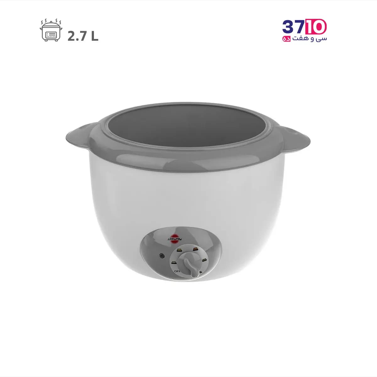 پلوپز پارس خزر ParsKhazar مدل RC-271TSPW کندوج دوازده نفره سفید — تصویر ۲