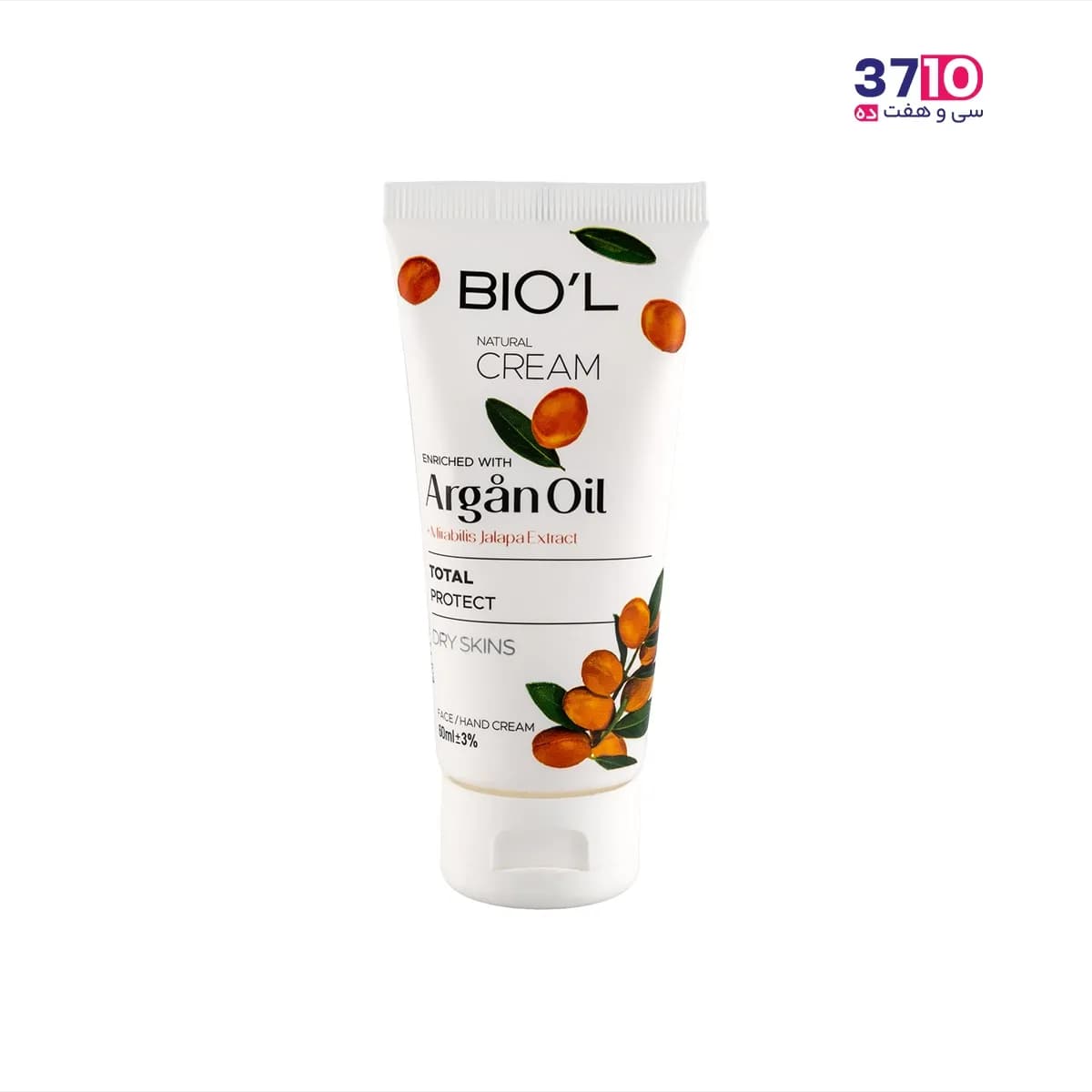 کرم تیوپی بیول BIOL مغذی جو دوسر و آرگان و لاله عباسی 60 میل