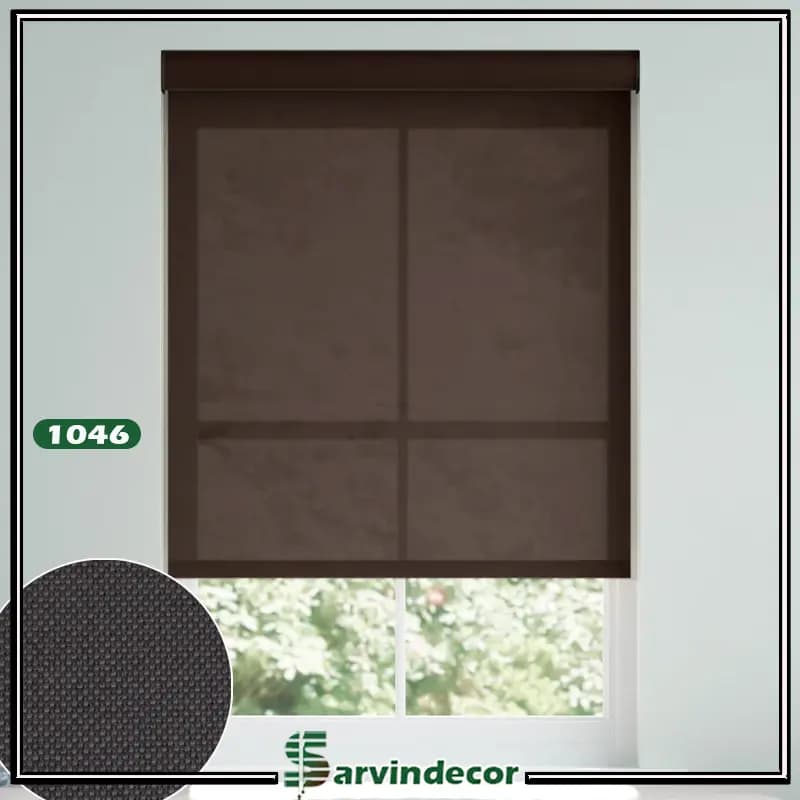 پرده شید سان اسکرین ساده 5 درصد کد 1040 در 7 رنگ — تصویر ۹