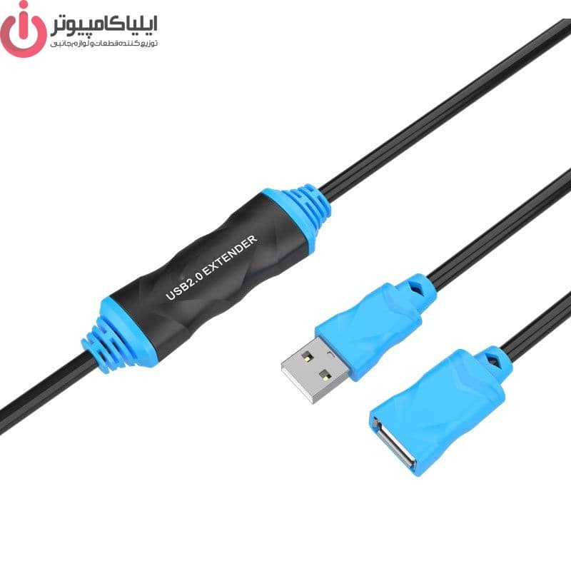 کابل افزایش طول USB 2.0 برند کی نت مدل K-CUE20150 به طول 15 متر — تصویر ۳