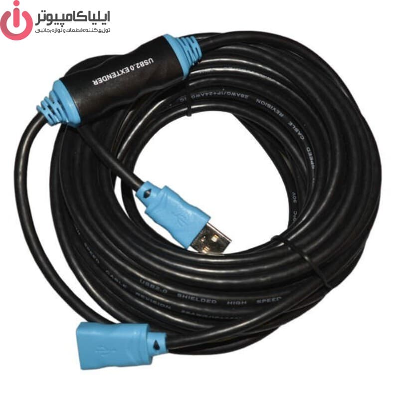 کابل افزایش طول USB 2.0 برند کی نت مدل K-CUE20150 به طول 15 متر — تصویر ۵