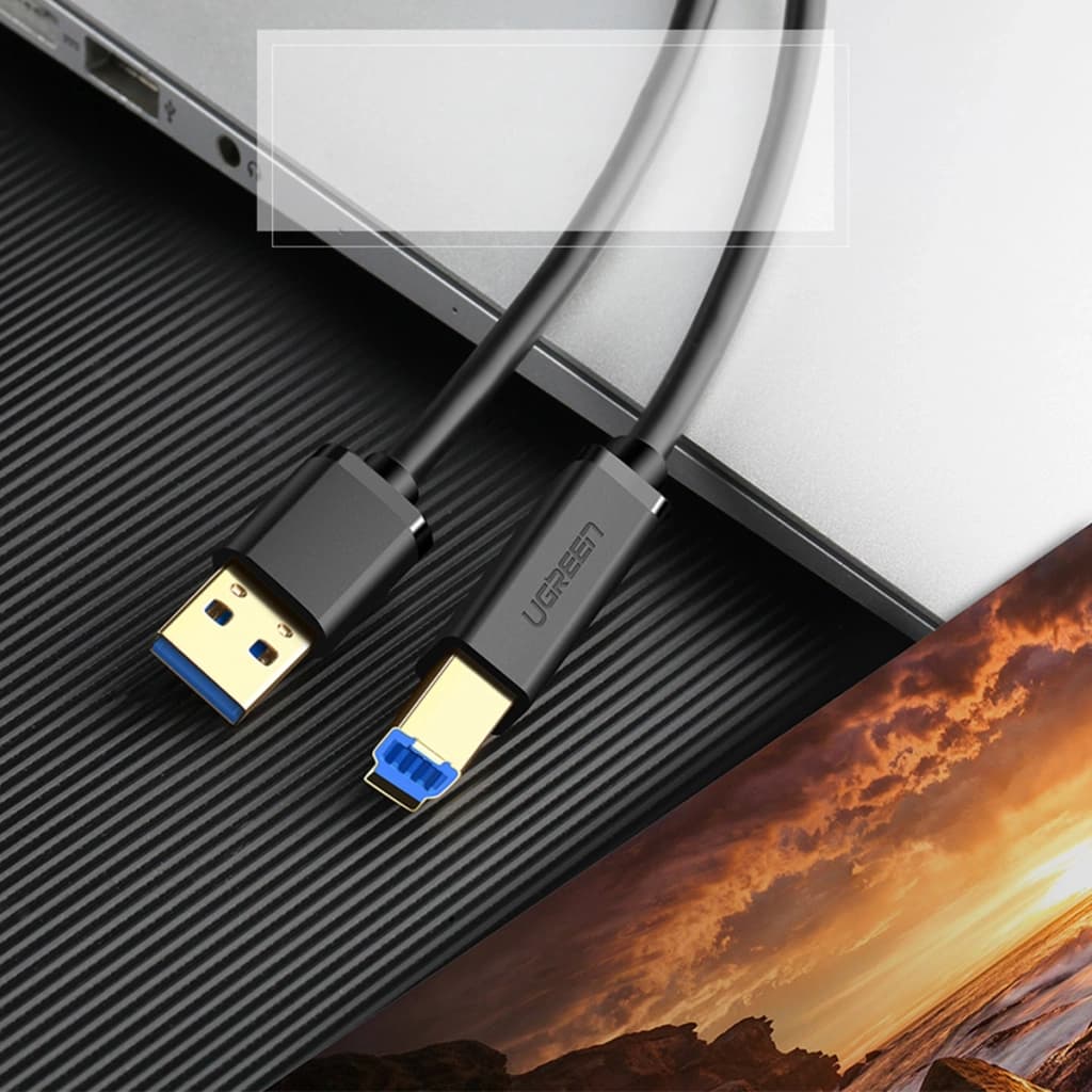 کابل 3.0 USB پرینتر یوگرین مدل UGREEN US210-10372 طول 2 متر — تصویر ۳