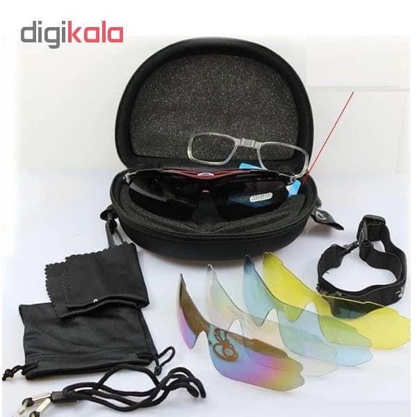 عینک آفتابی اوکلی مدل E20 کدK21724 — تصویر ۲