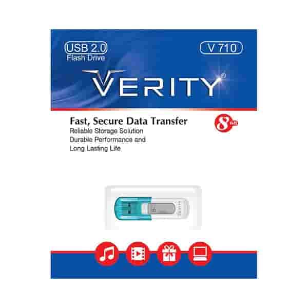 فلش مموری وریتی مدل V710 ظرفیت 8 گیگابایت