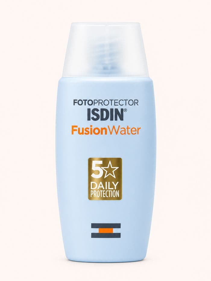 کرم ضد آفتاب فیوژن واتر بی رنگ SPF50 ایزدین — تصویر ۳