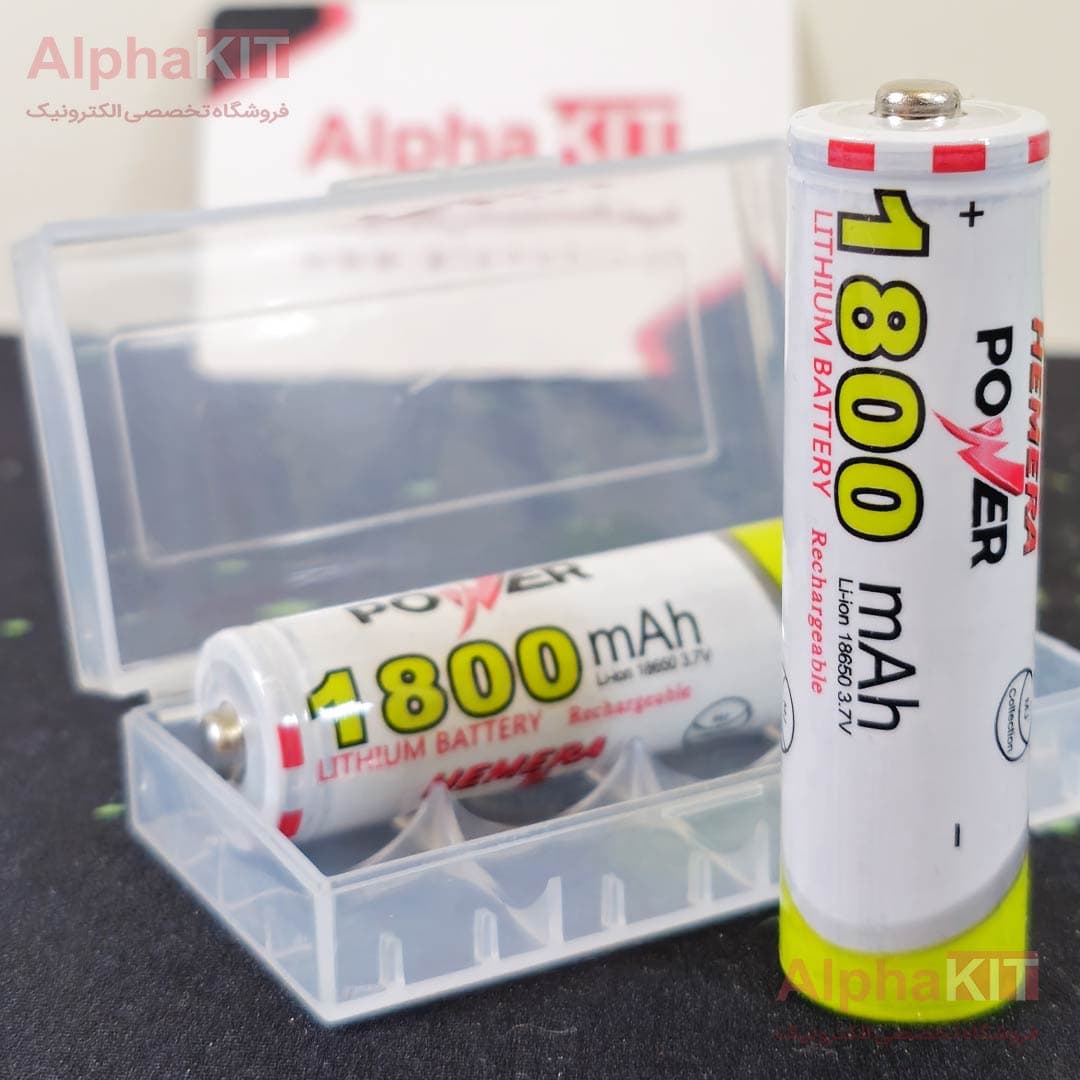 باتری لیتیوم یون 3.7V سایز 18650 1800mAh مارک ULTRA POWER — تصویر ۴