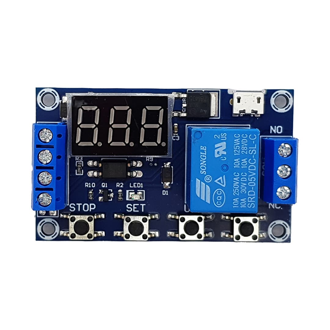 ماژول تایمر با رله و نمایشگر JZ-801 6-30V