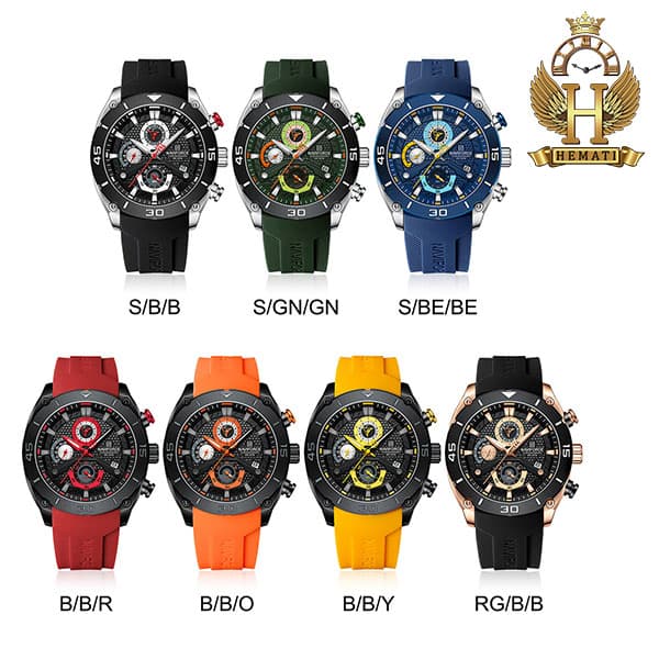 ساعت مچی مردانه نیوی فورس NAVIFORCE مدل Nf8038 کد 2344 — تصویر ۹
