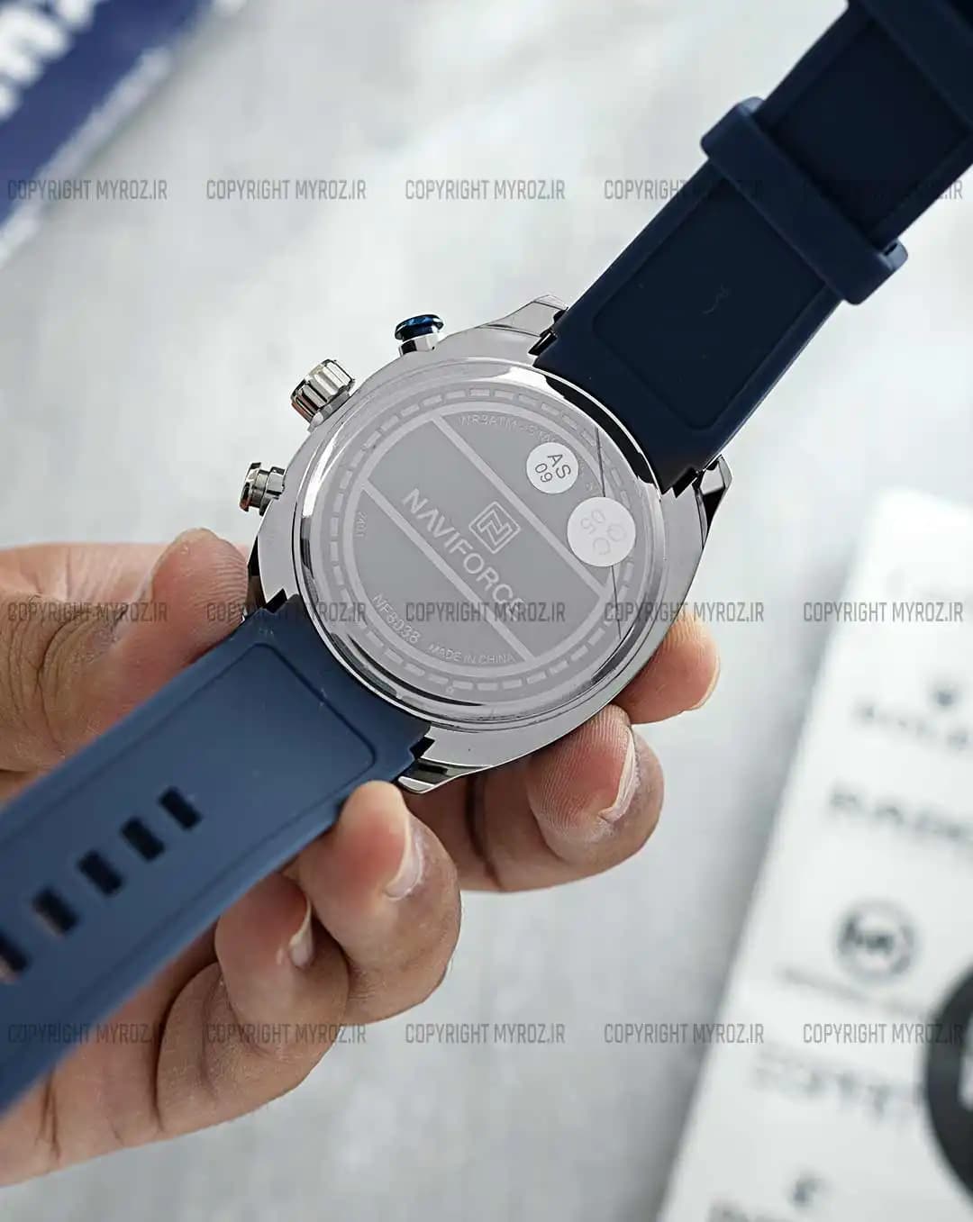 ساعت مچی مردانه نیوی فورس NAVIFORCE مدل Nf8038 کد 2344 — تصویر ۷