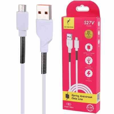 کابل کوتاه فست شارژ HISKA LX-1015 MicroUSB 15cm