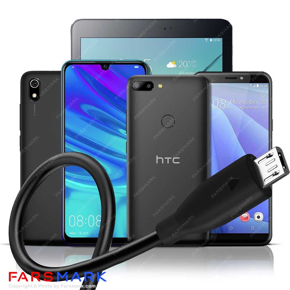کابل شارژ اصلی گوشی اچ تی سی HTC Desire 600 — تصویر ۷