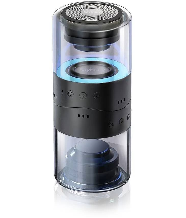 اسپیکر بلوتوث 2تکه مینی سی بای مدل SAYBUUY S1 dual — تصویر ۲
