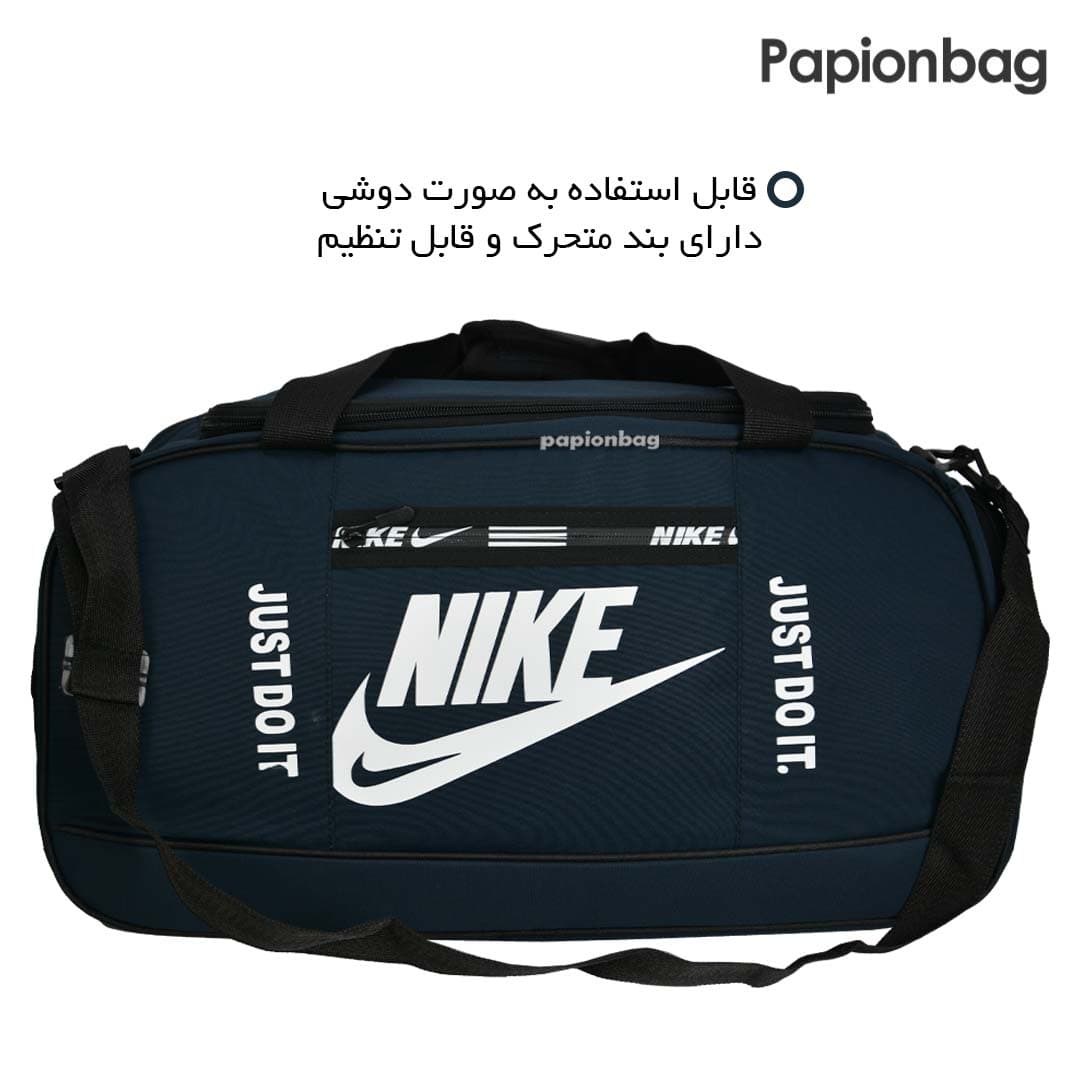 ساک ورزشی و باشگاهی nike کد593 دارای جای کفش — تصویر ۶