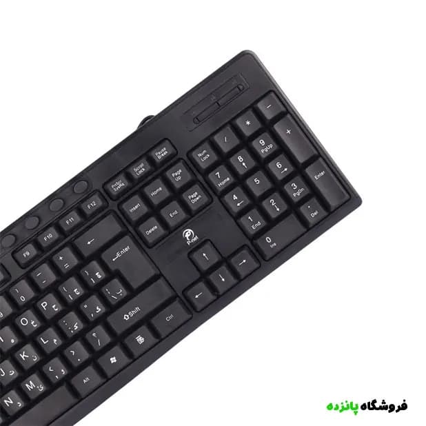 کیبورد باسیم P-NET مدل KB-1600 – مشکی