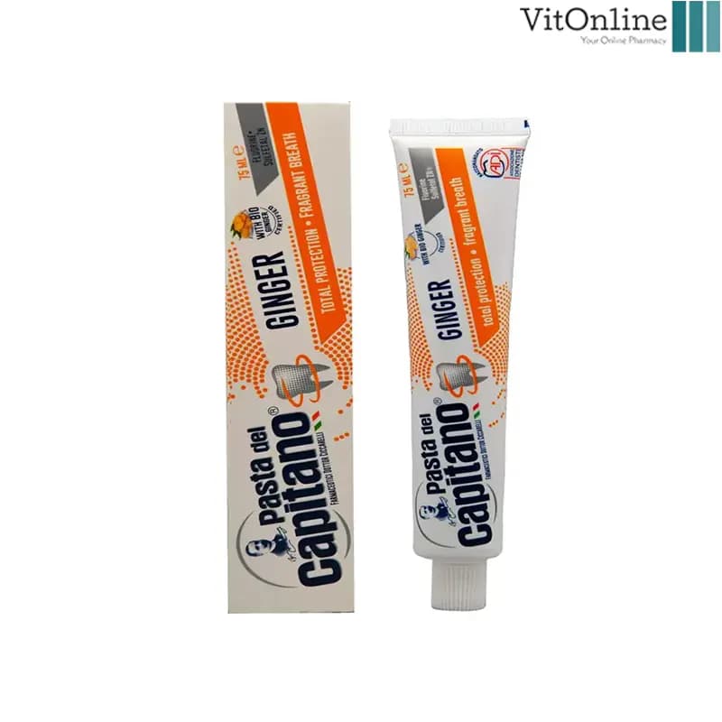 خمیر دندان سفید کننده زنجبیل پاستا دل کاپیتانو 75 ml