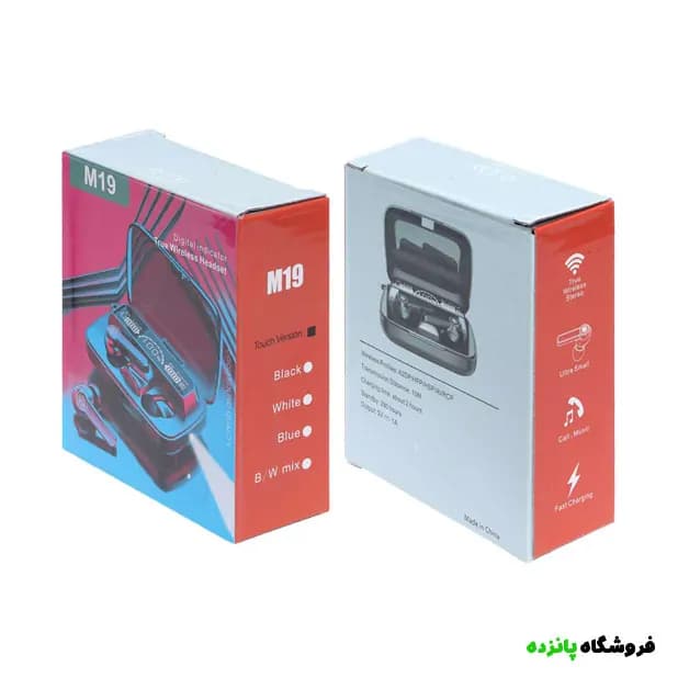 ایرفون بیسیم مدل M19 – مشکی — تصویر ۵