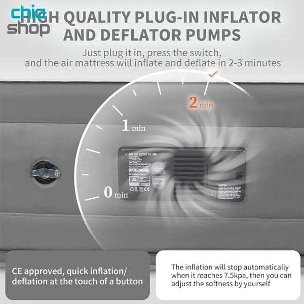 تشک بادی 2 نفره نیچرهایک C40 مدل CNK2350WS017 — تصویر ۵