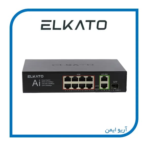 سوییچ شبکه 8 پورت الکاتو EL-1SB0821GP — تصویر ۳