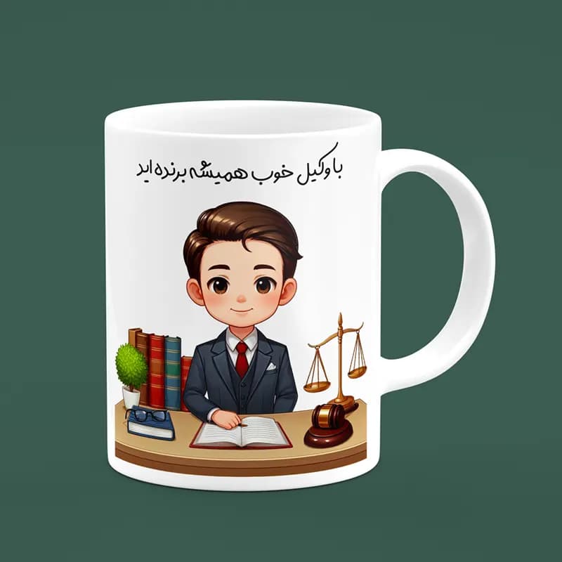 ماگ روز وکیل (طرح21)