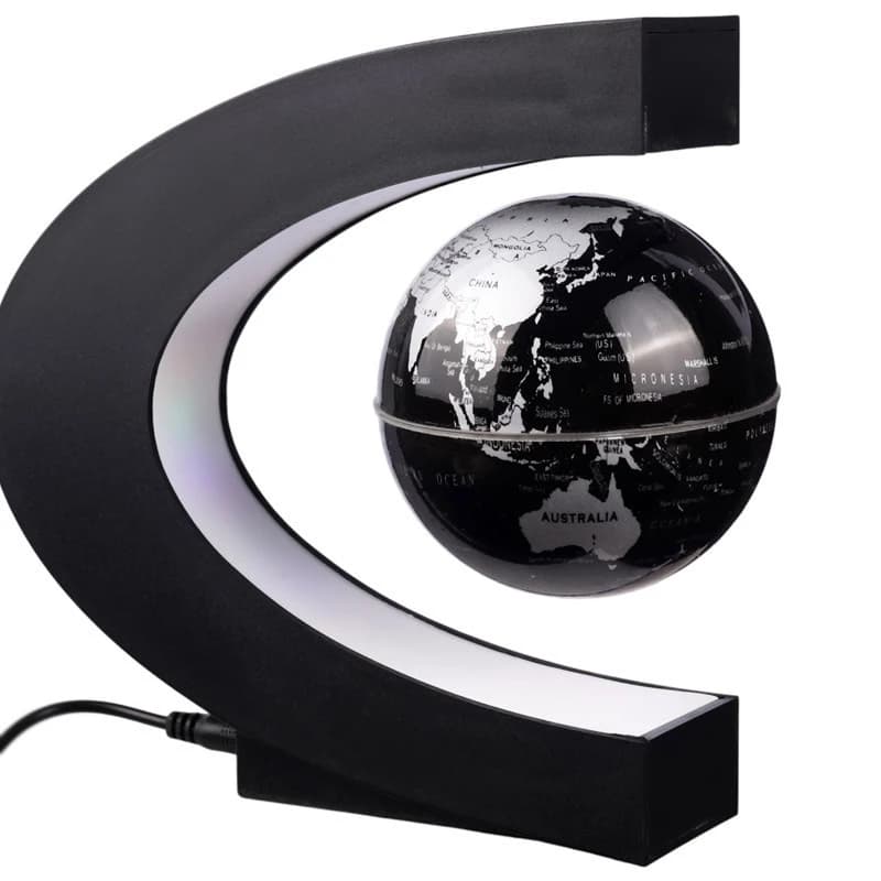 کره زمین مغناطیسی معلق چراغ دار GLOBE — تصویر ۴